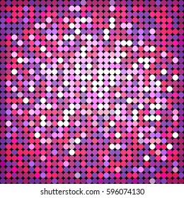 Vector background with many different circles.