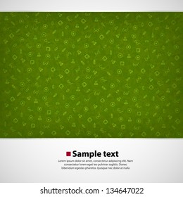 vector background of the many icons on the topic of education