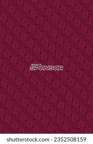 Vector Background Maroon Motif for Sport Jersey Sublimation Pattern Texture