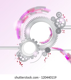 Vector Background. Mechanic of love. EPS 10