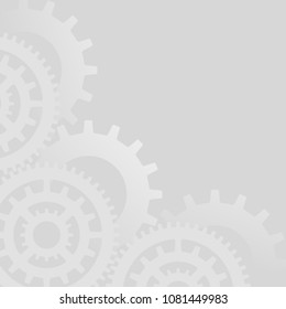 vector background of mechanical gear
