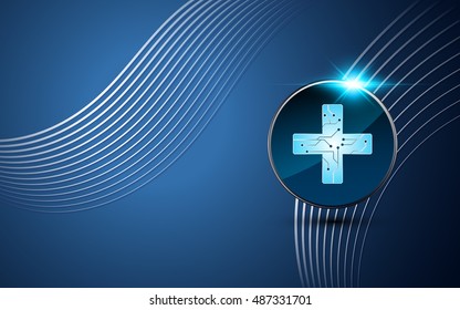 vector background medical background innovative concept design