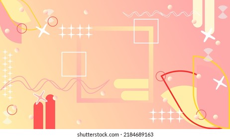 Vector Background Memphis Design Style for Modern Graphic design