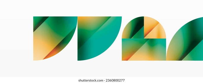 Vector background. Minimalist geometric backdrop adorned with circles and shapes. Abstract art inviting creativity for digital designs, presentations, website banners, social media posts