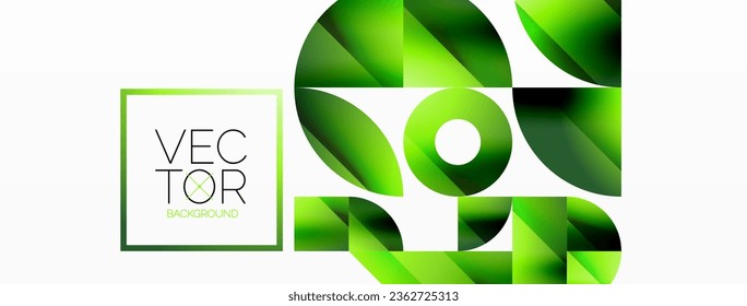 Vector background. Minimalist geometric backdrop adorned with circles and shapes. Abstract art inviting creativity for digital designs, presentations, website banners, social media posts
