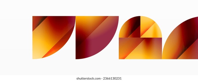 Vector background. Minimalist geometric backdrop adorned with circles and shapes. Abstract art inviting creativity for digital designs, presentations, website banners, social media posts