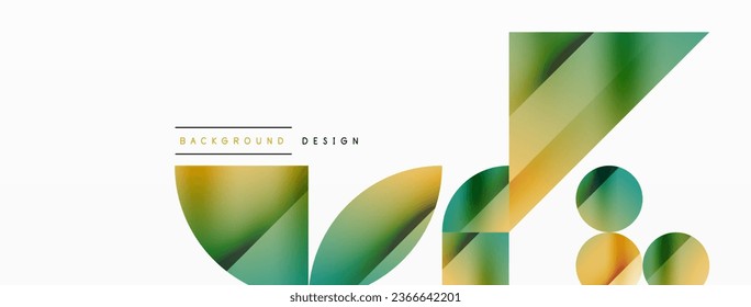 Vector background. Minimalist geometric backdrop adorned with circles and shapes. Abstract art inviting creativity for digital designs, presentations, website banners, social media posts