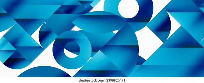 Vector background. Minimalist geometric backdrop adorned with circles and shapes. Abstract art inviting creativity for digital designs, presentations, website banners, social media posts