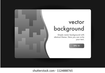 Vector background with minimalistic design.
