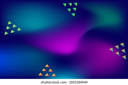 Fondo vectorial diseño colorido moderno, noche oscura tema cosmico retro.
