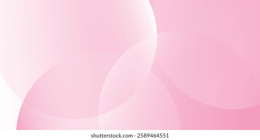 Vector background  modern minimalist pink and white gradations circle effect simple