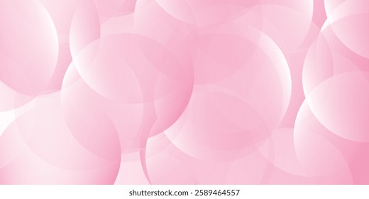 Vector background  modern minimalist pink and white gradations circle effect simple art