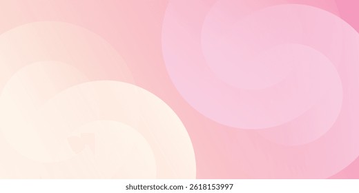 Vector background modern minimalist pink and yellow gradations circle effect illustration abstract