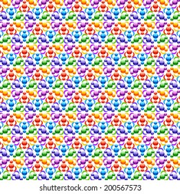 Vector Background. Mosaic