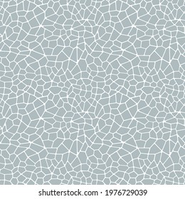 Vector background mosaic. Gray stained glass. Chaotic monochrome shards