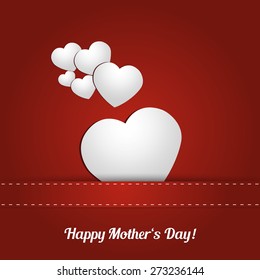 Vector background for Mother's Day.
