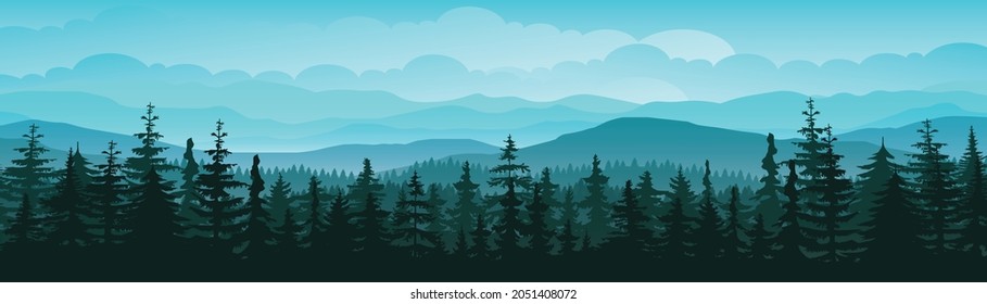 Vector Background Mountainseps10 Fileillustration Stock Vector (Royalty ...