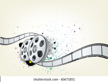 Vector Background For Movie Theme