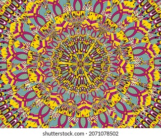 Fondo vectorial con ornamento abstracto multicolor