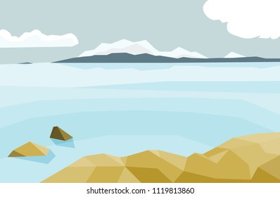 vector background nature sea 