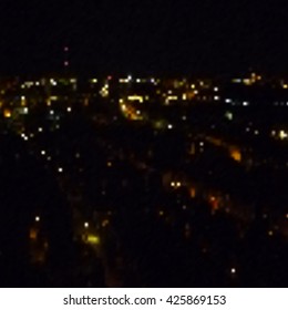 Vector background of the night city