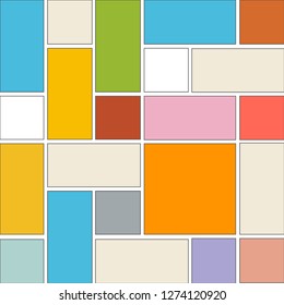 Vector Background Number Options Banner & Card