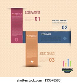 Vector Background Number Options Banner & Card