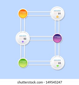Vector Background Number Options Banner & Card