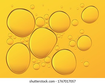 vector background oil bubble surrounded by light 