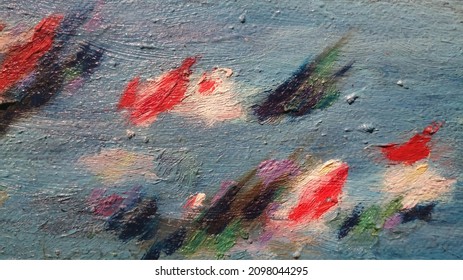 vector background with oil paints 
