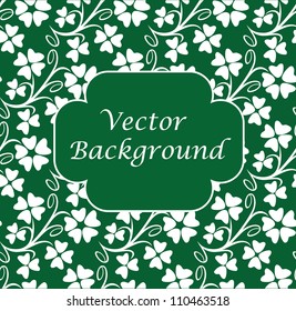 vector background old style flower pattern