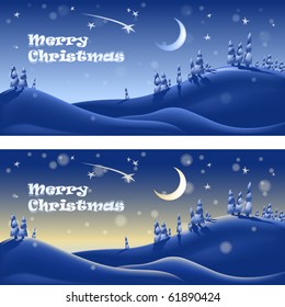 Vector background on the Christmas theme