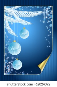 Vector background on the Christmas theme