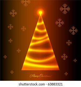 Vector background on the Christmas theme