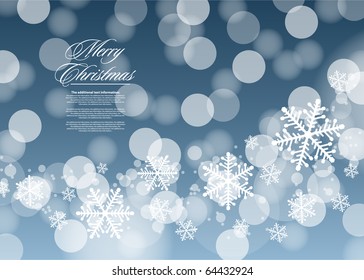 Vector background on the Christmas theme