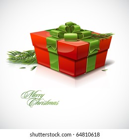 Vector background on the Christmas theme