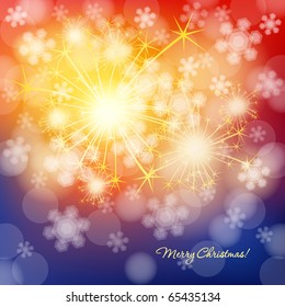 Vector background on the Christmas theme