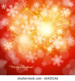 Vector background on the Christmas theme