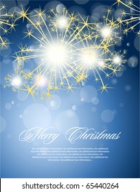 Vector background on the Christmas theme
