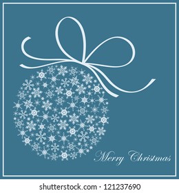 Vector background on the new year