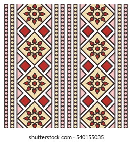 Vector background on a stylish and vintage wallpaper