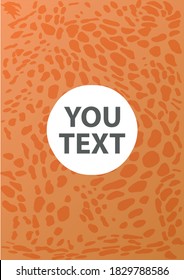 Vector background, in orange color tone, suitable for presentations and coverings, posters