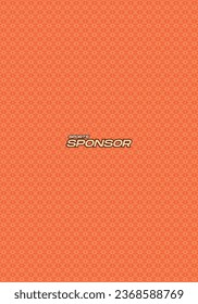 Naranja de fondo vectorial para el patrón de sublimación de Jersey deportivo Textura