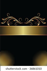  Vector background with ornament
