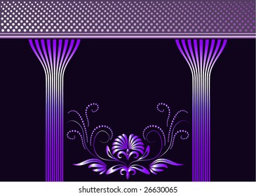 Vector background with ornament for various design artwork