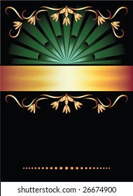 Vector background with ornament for various design artwork
