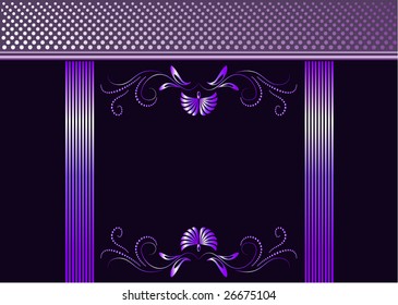 Vector background with ornament for various design artwork