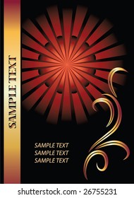 Vector background with ornament for various design artwork