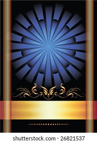 Vector background with ornament for various design artwork
