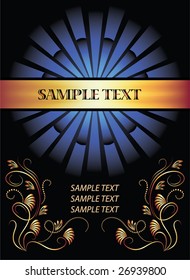 Vector background with ornament for various design artwork